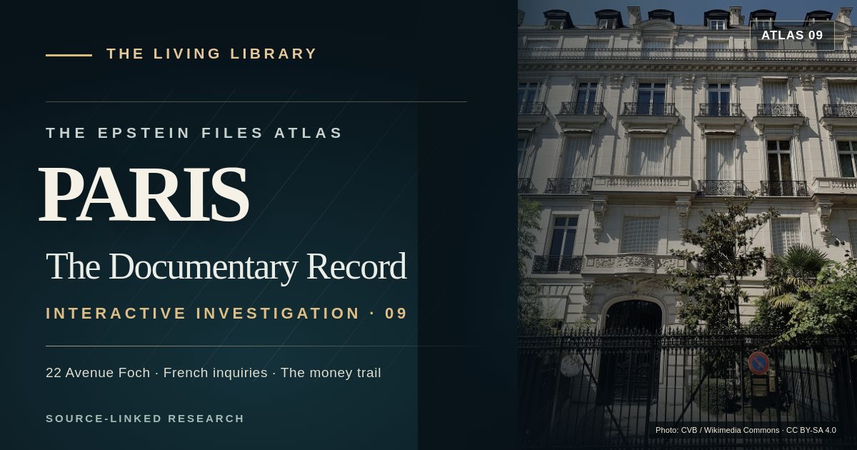 Published photographic cover for the Paris documentary Atlas
