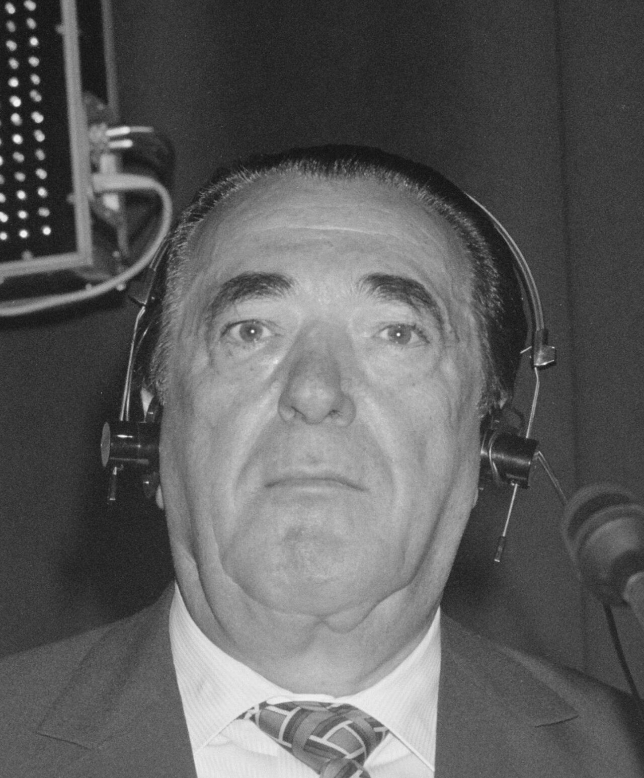 Robert Maxwell in a 1989 archival photograph