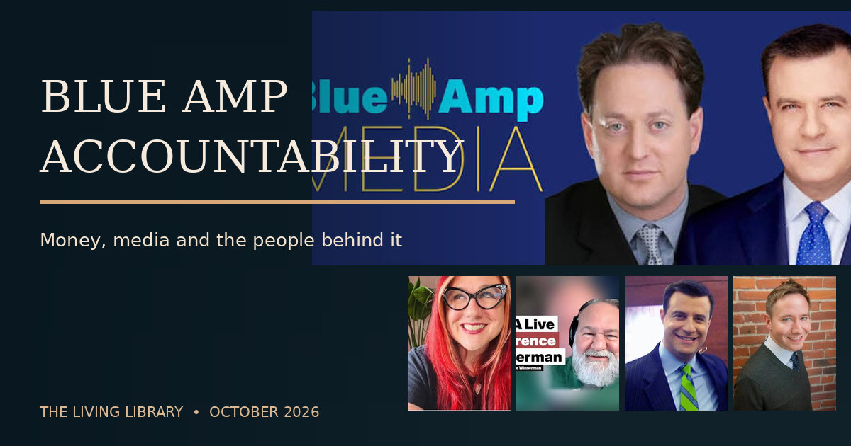 Original reporting image from The Machine investigative series on Blue Amp